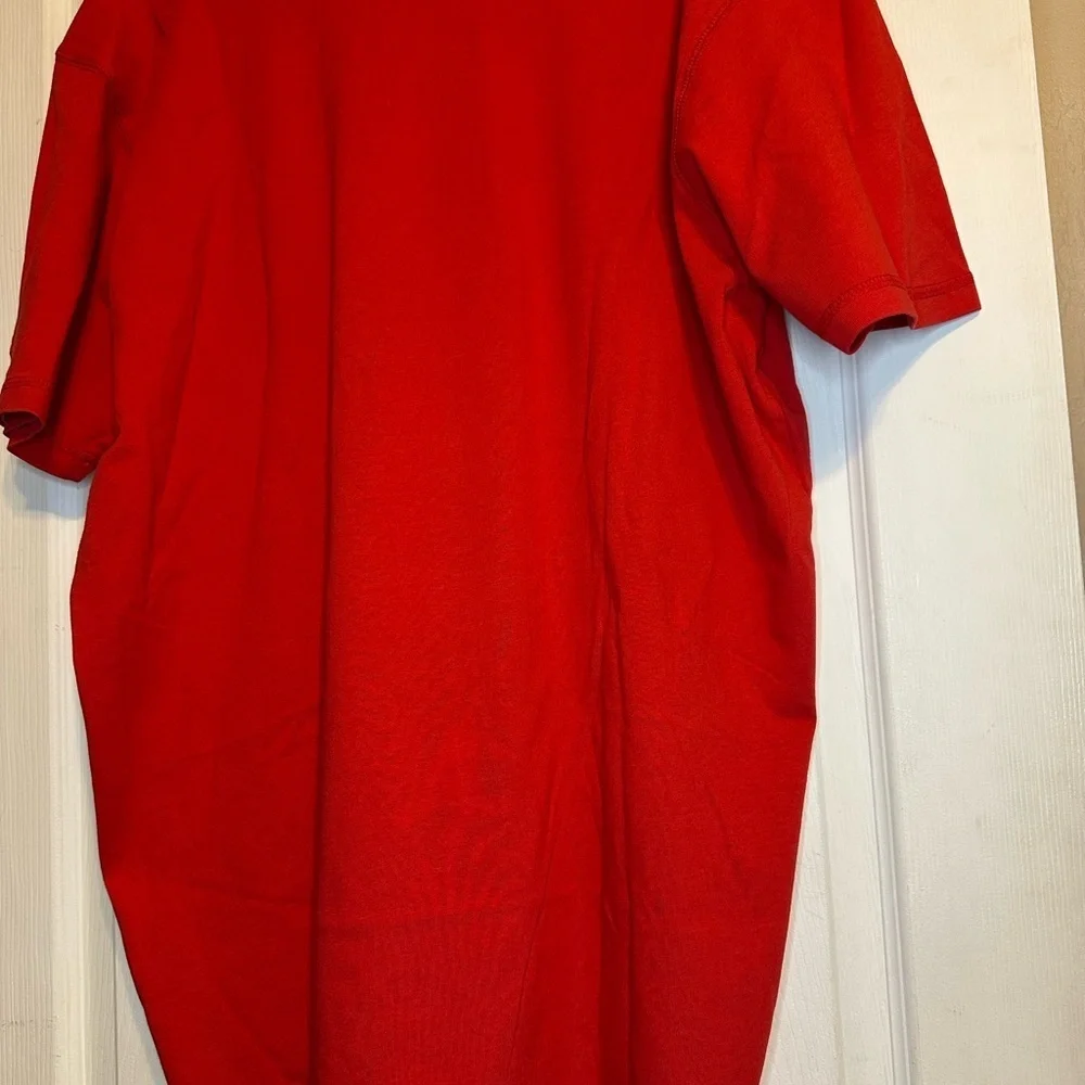 Woolrich Mens T-Shirt Short Sleeve Casual Everyday Red XXL - Picture 4 of 4